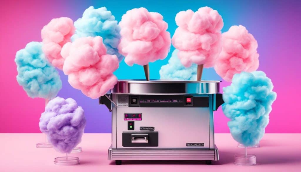 multi-color cotton candy machine