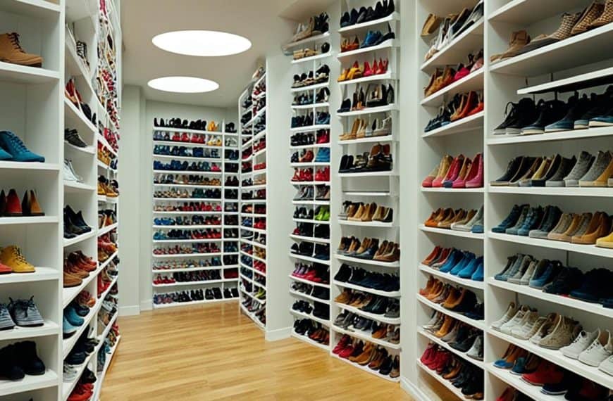 Shoe Storage Ideas for Spaces with High Ceilings