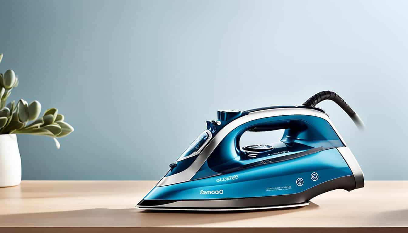Steam Iron with a Retractable Cord
