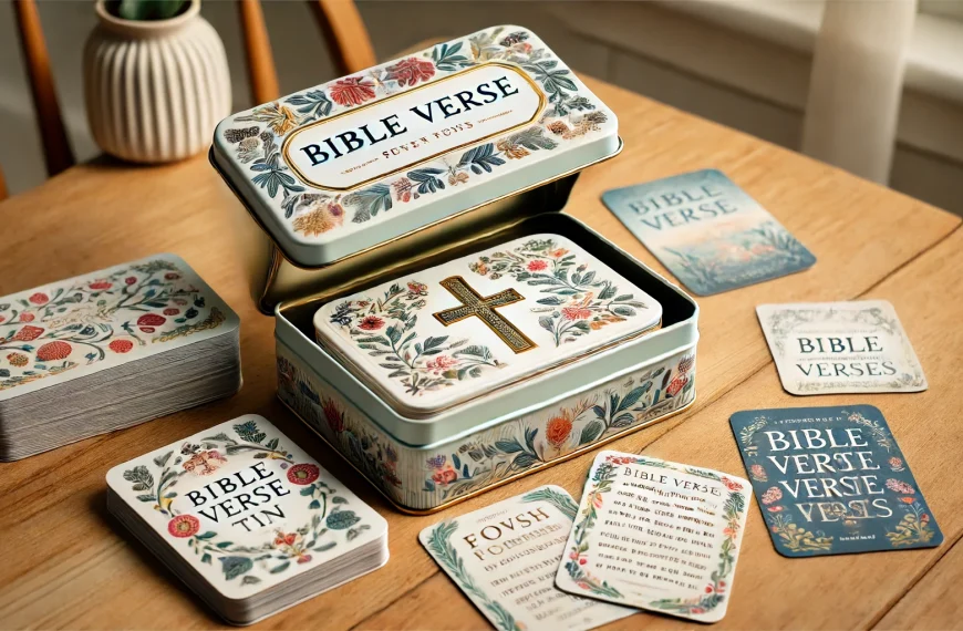 Bible Verse Tins: Christian Gift Idea