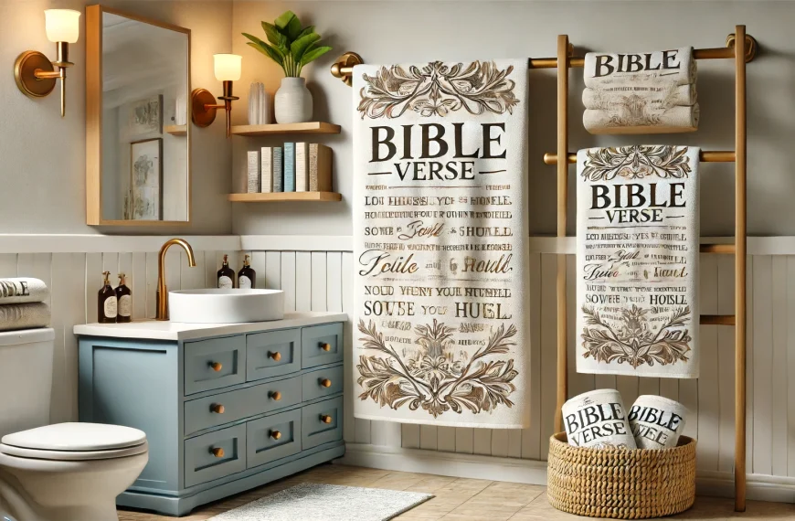 Bible verse towels