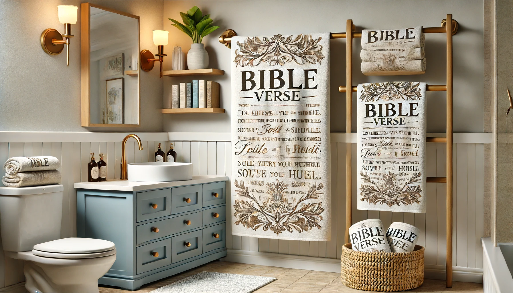 Bible verse towels