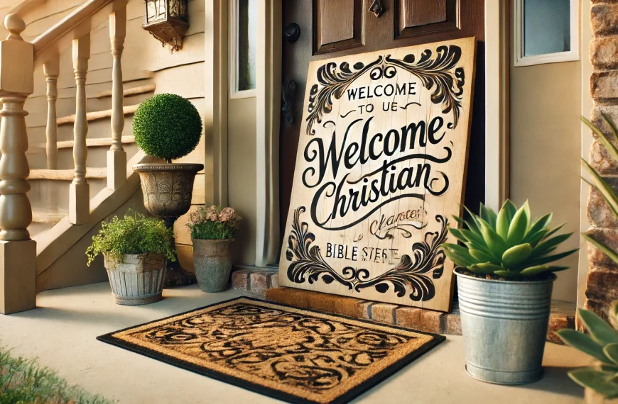 Christian-Themed Welcome Signs: Gift Ideas For Believers