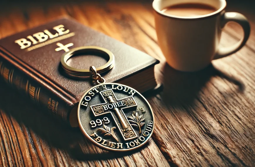 Faith-Inspired Keychains: Keychains with crosses, fish symbols, or Bible verses.