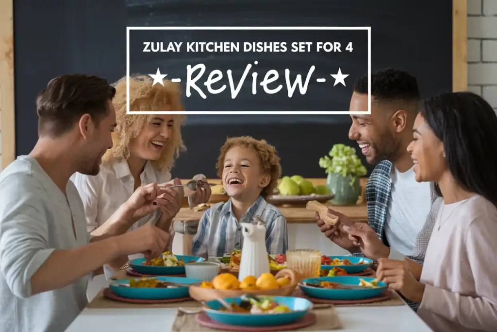 Zulay Kitchen Dishes Set for 4 review