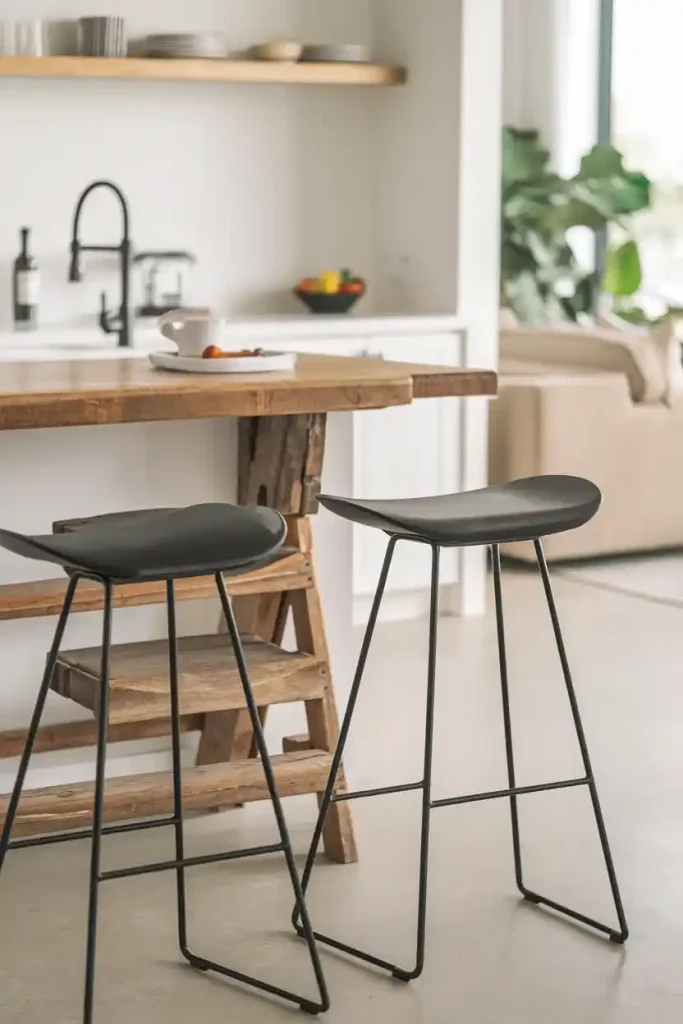 30-inch bar stools that complement various room styles, from sleek modern kitchens to rustic breakfast bars, emphasizing how these stools adapt to different decor themes.