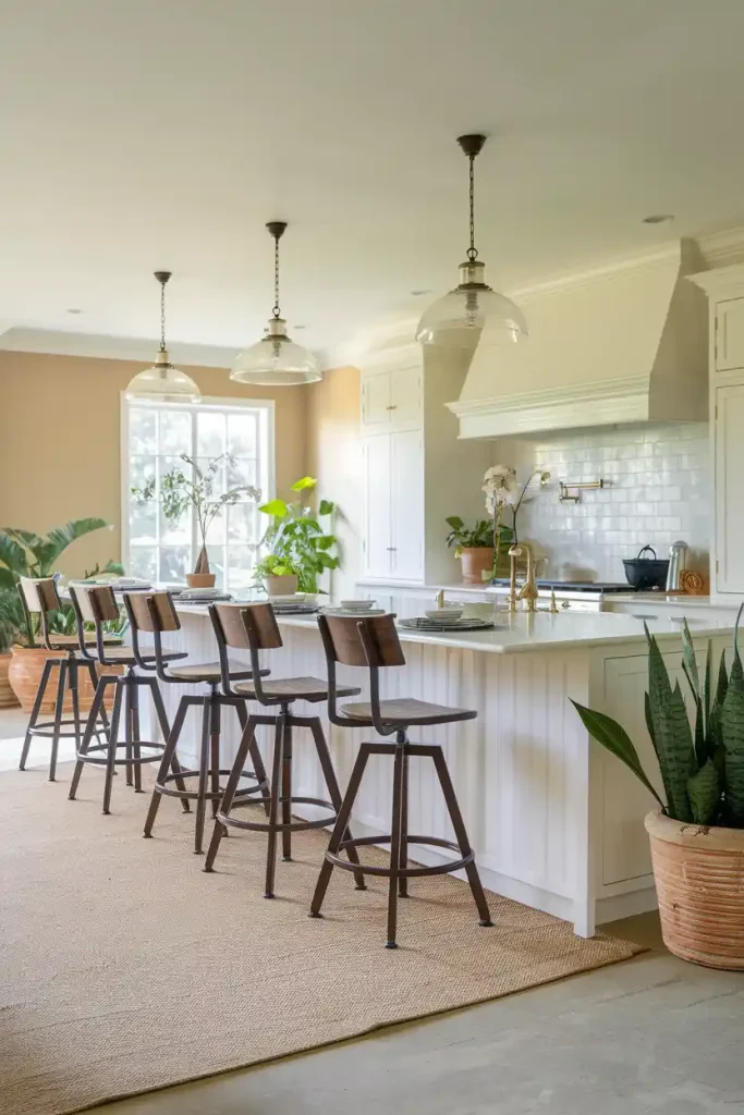 stool ideas for white kitchen island