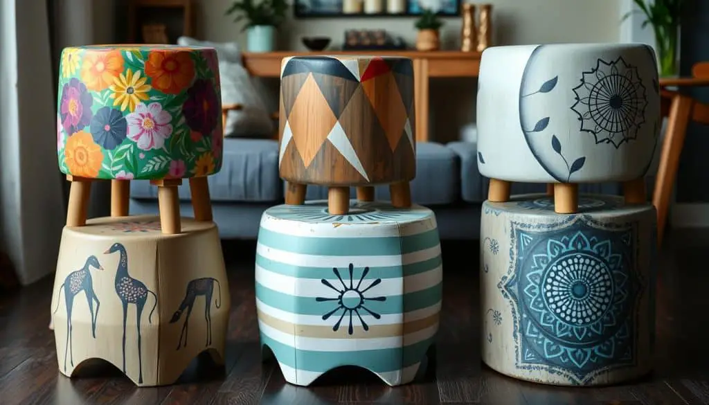 hand-painted stool ideas
