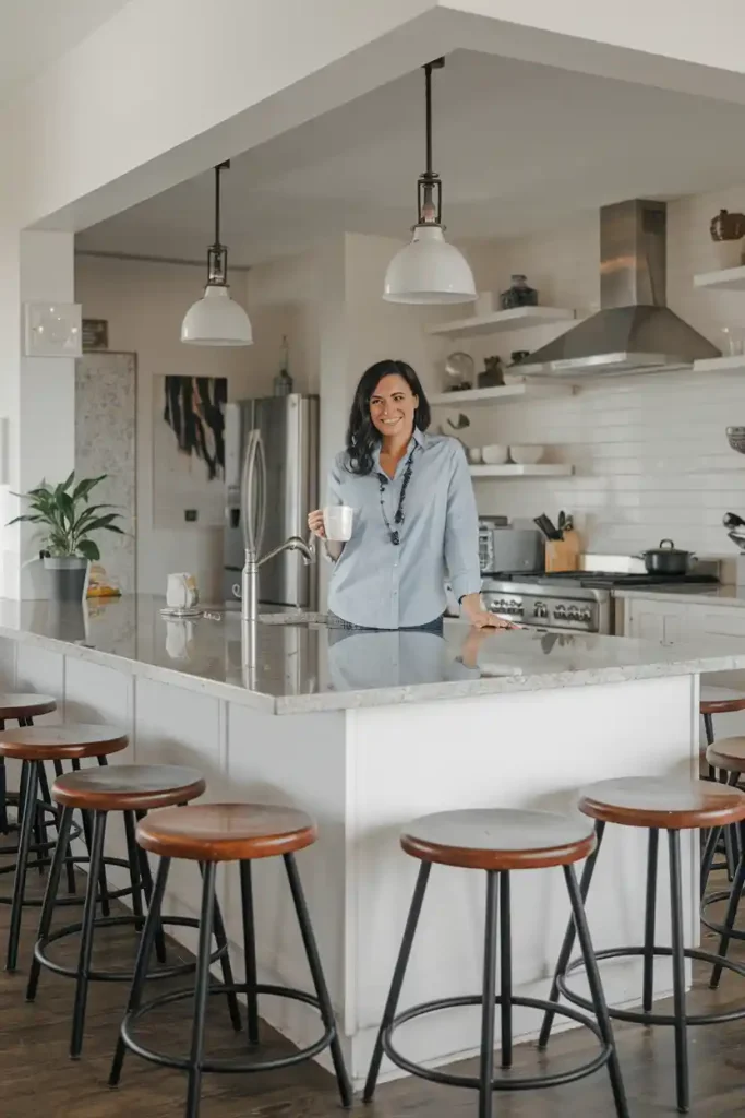 stool ideas for white kitchen island