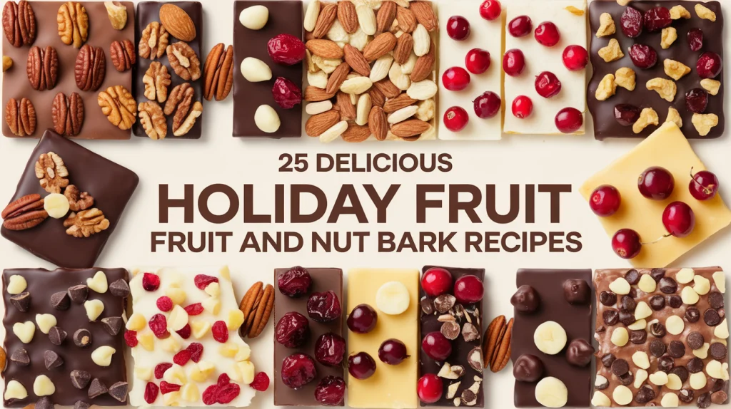 25 Delicious Holiday Fruit and Nut Bark Recipes Under 250 Calories