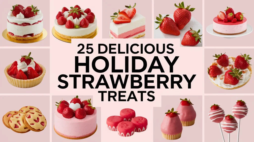 25 Delicious Holiday Strawberry Treats