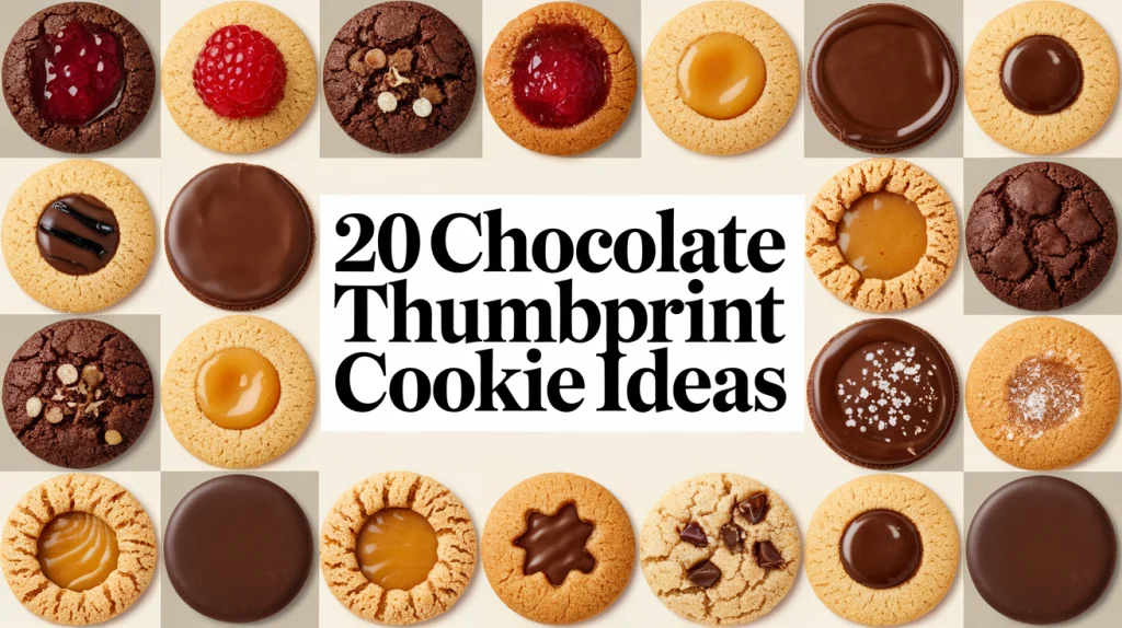 Chocolate Thumbprint Cookie