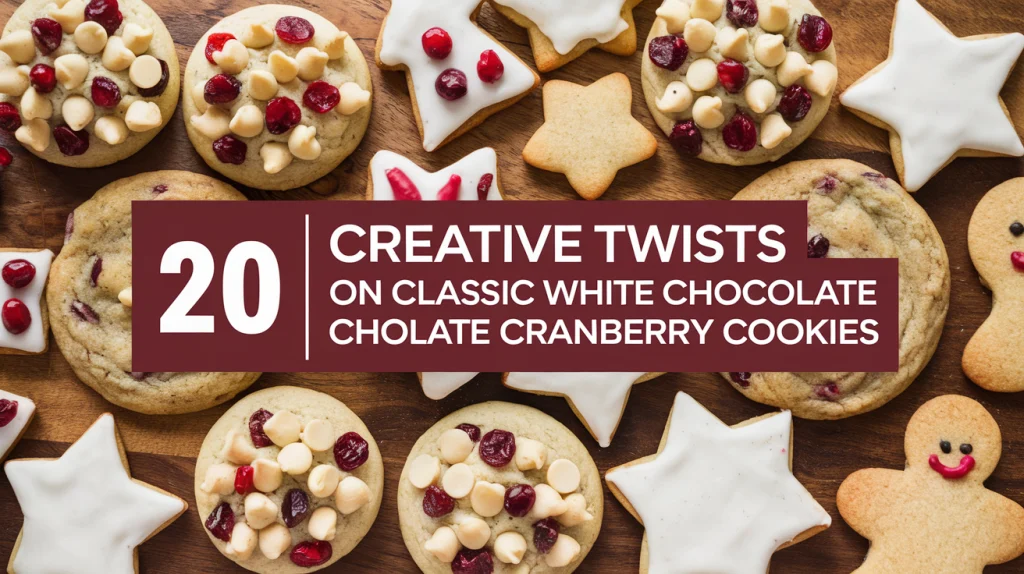 Classic White Chocolate Cranberry Cookies