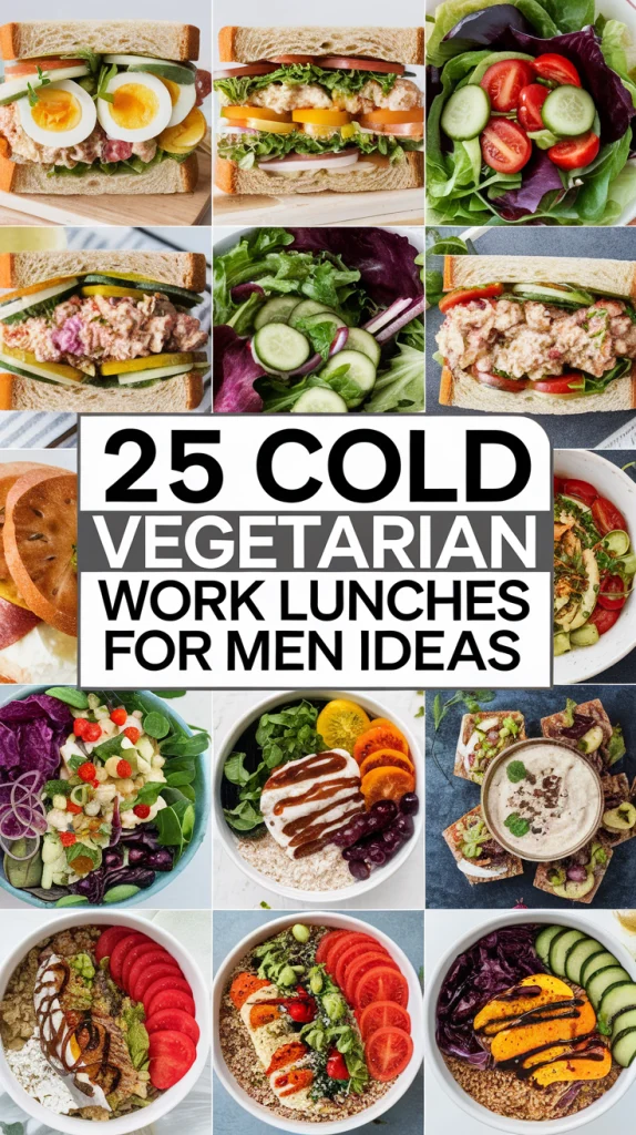  Cold Vegetarian Lunches for Men