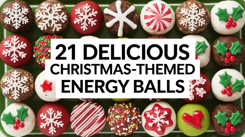 21 Delicious Christmas-Themed Energy Balls