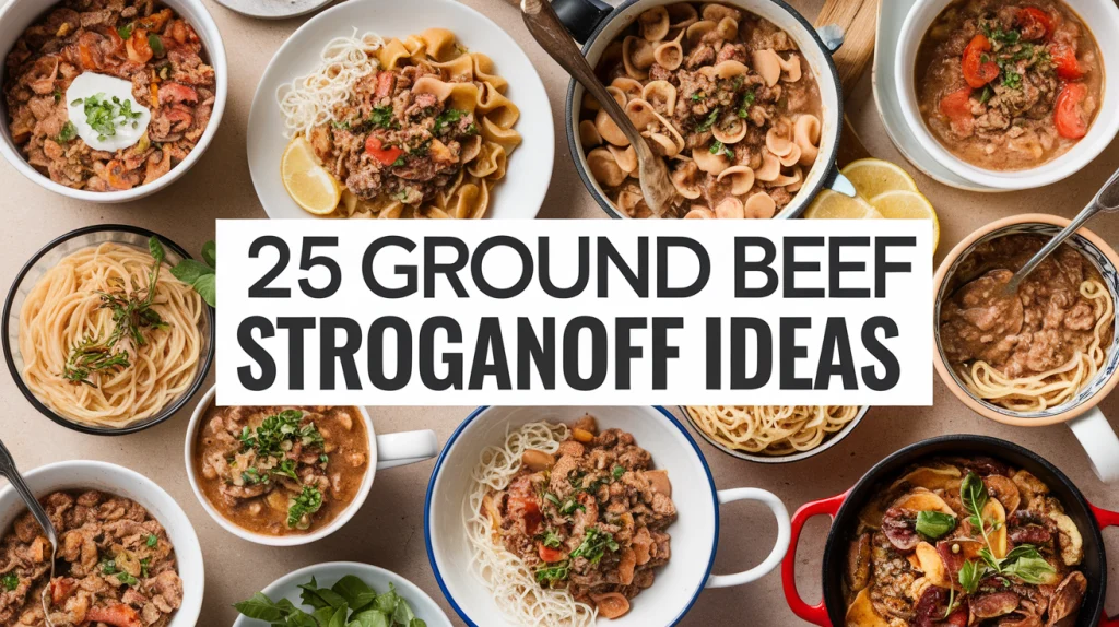 Ground Beef Stroganoff Meals