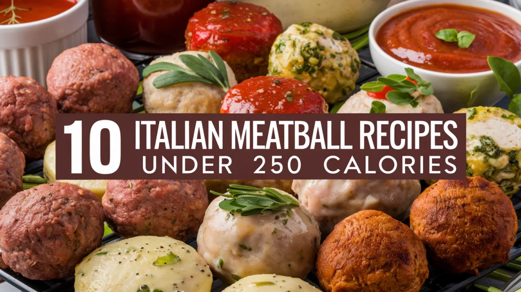 Italian Meatball Recipes