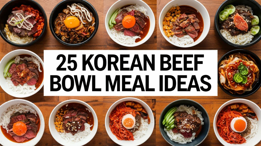 Korean Beef Bowl Meal