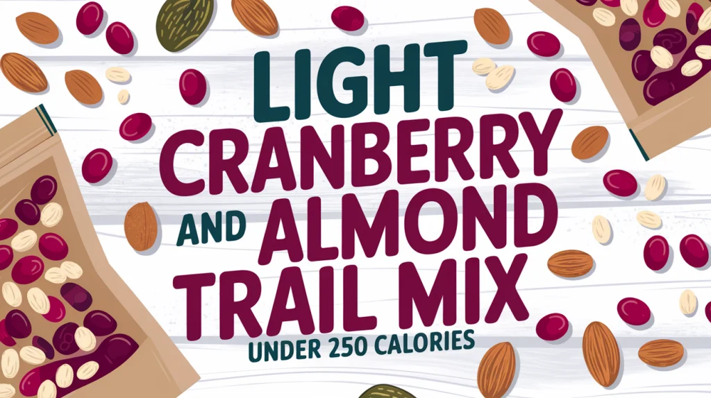 Light Cranberry and Almond Trail Mix