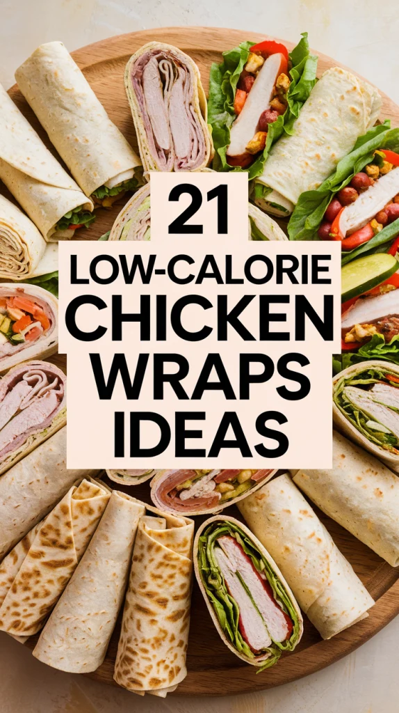 Low-Calorie Chicken Wraps