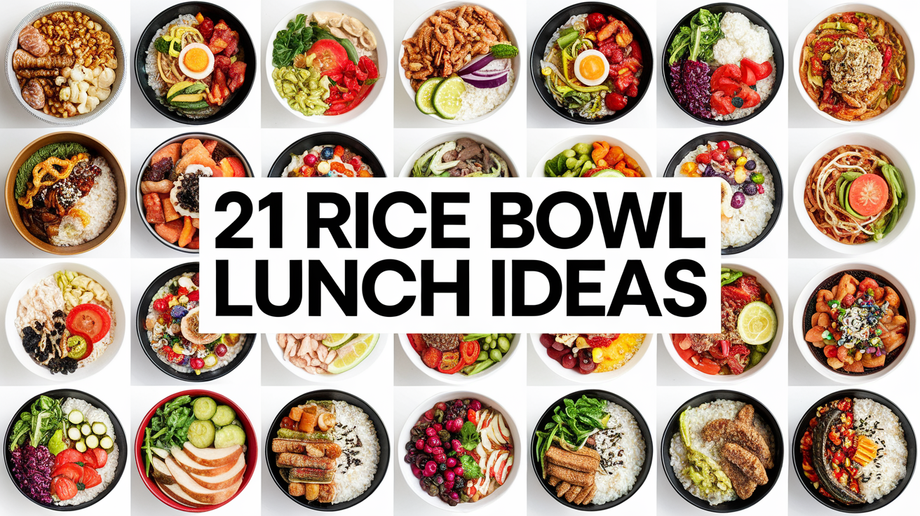 Rice Bowl Lunch Idea