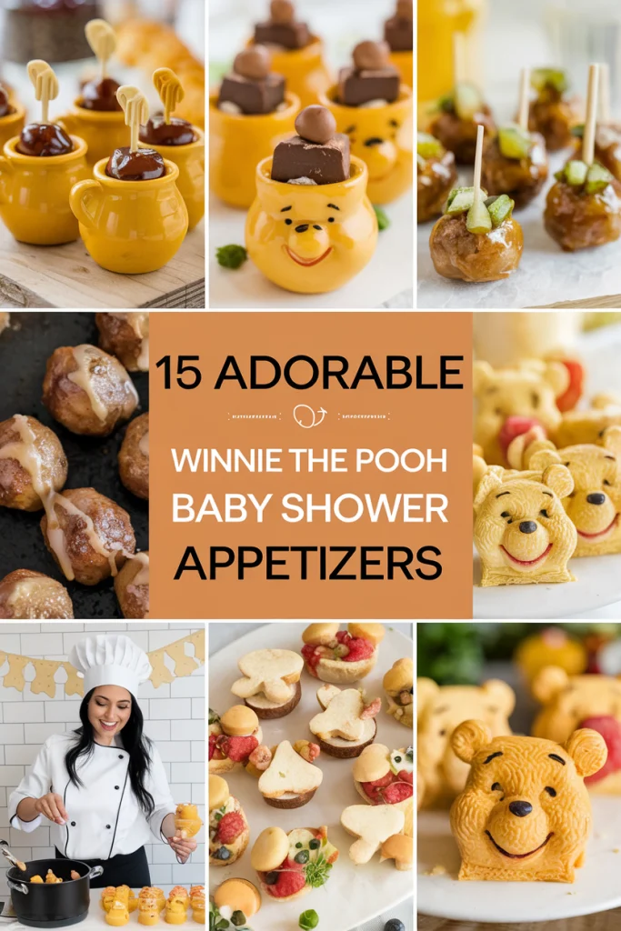 winnie the pooh baby shower appetizers