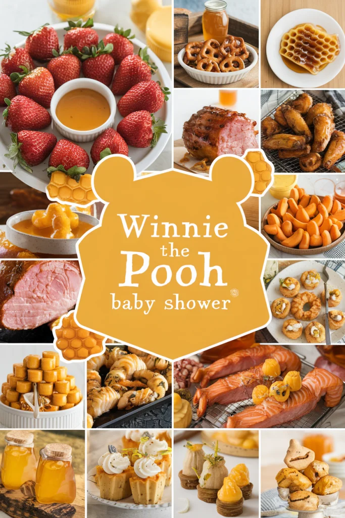 winnie the pooh baby shower appetizers