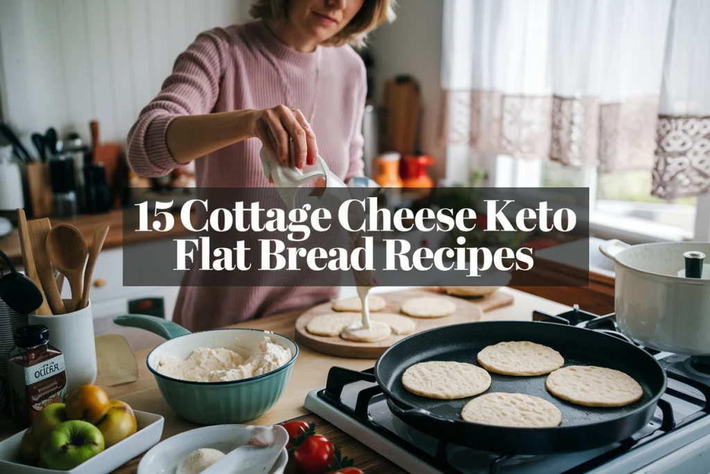 Cottage Cheese Flat Bread Keto