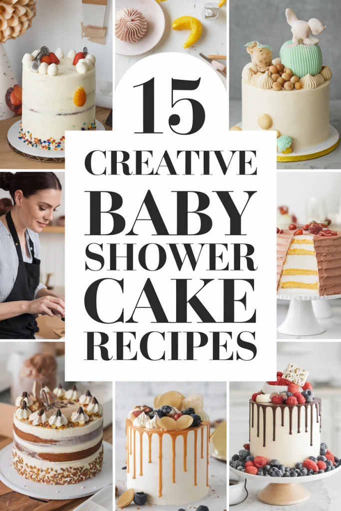 15 Creative Baby Shower Cake Recipes