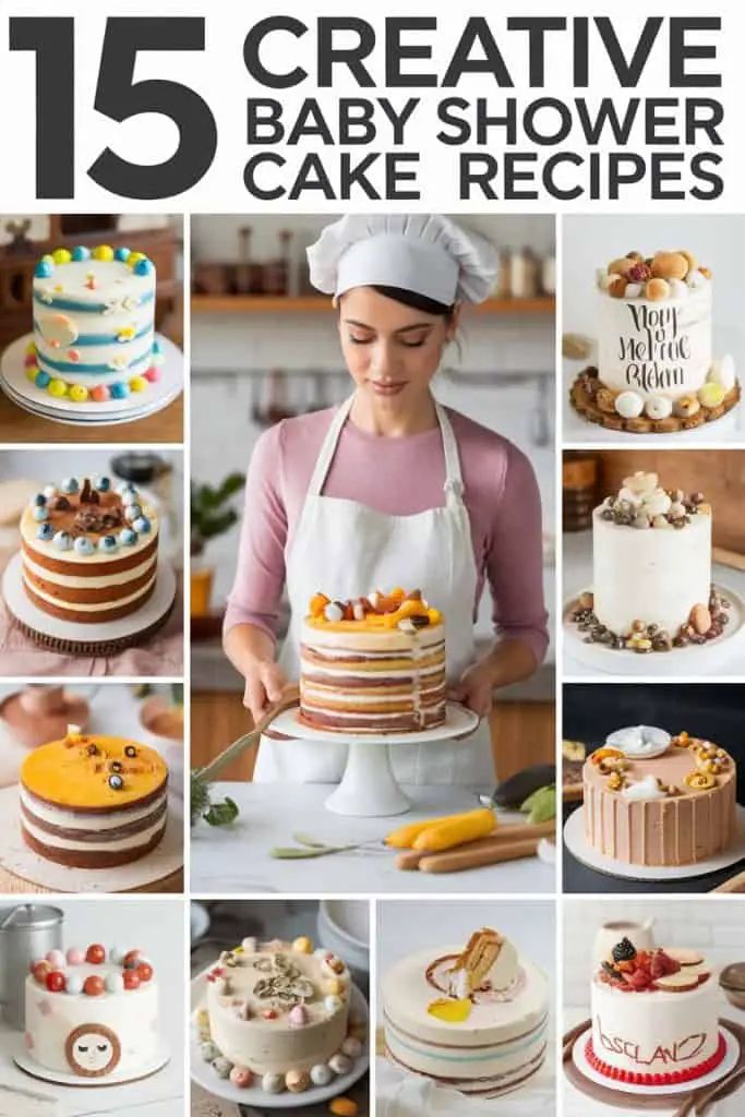 15 Creative Baby Shower Cake Recipes