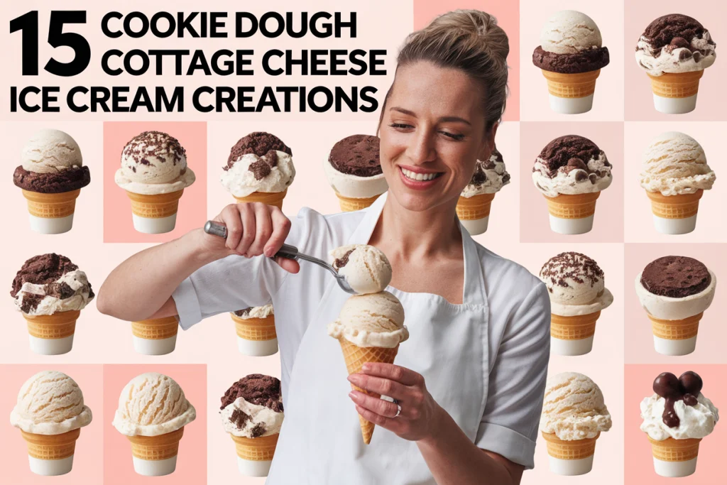 15 Delectable Cookie Dough Cottage Cheese Ice Cream Creations