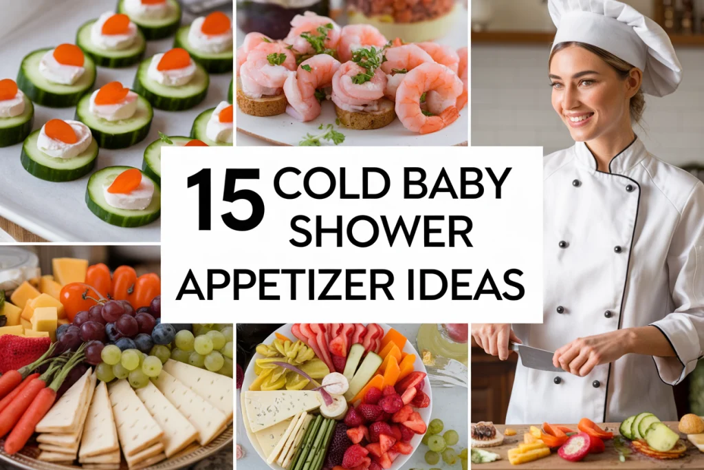 Cold Appetizer Ideas for Your Baby Shower