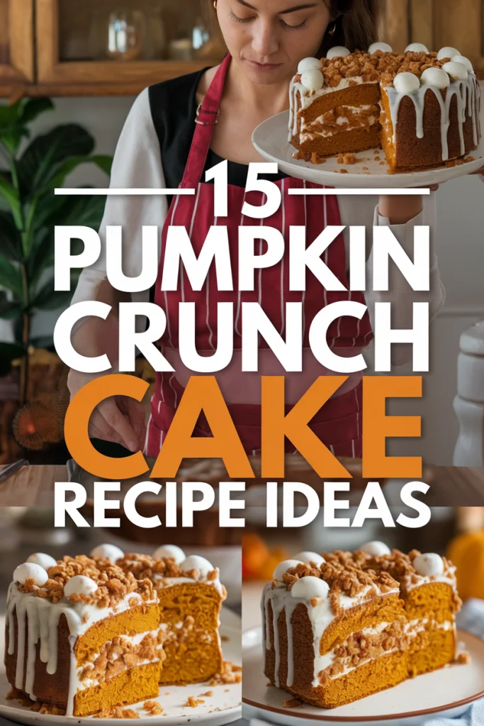 15 Pumpkin Crunch Cake Recipe Ideas