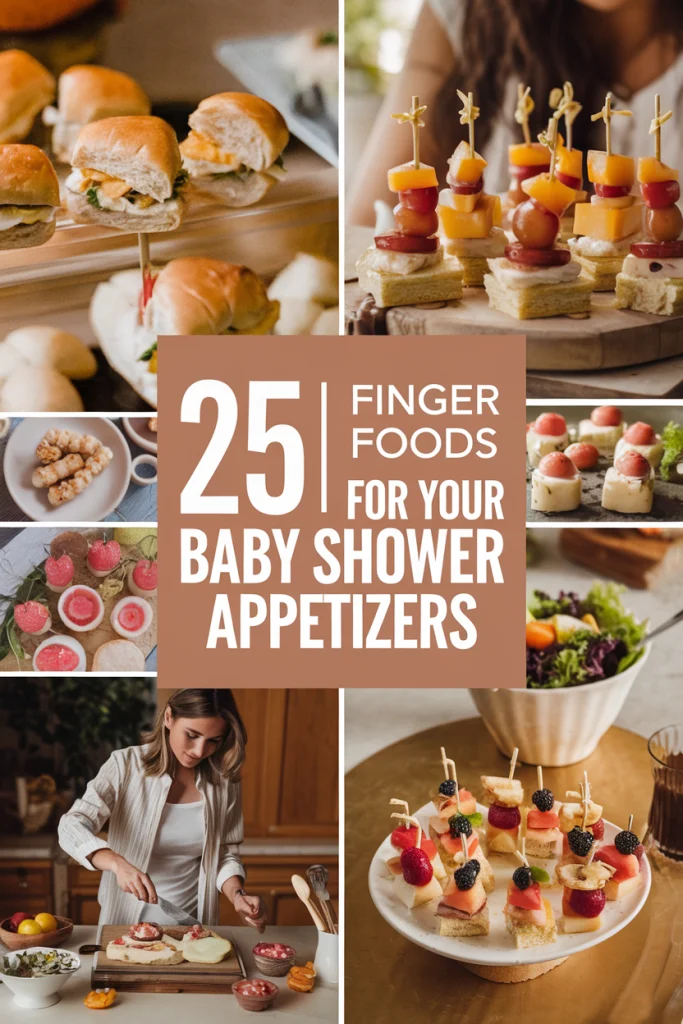 25 Finger Foods for Your Baby Shower Appetizer