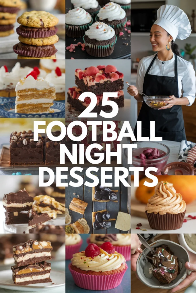 25 Football Night Desserts 