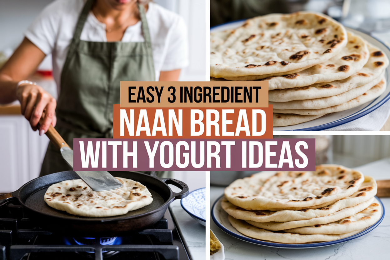 3 Ingredient Naan Bread with Yogurt