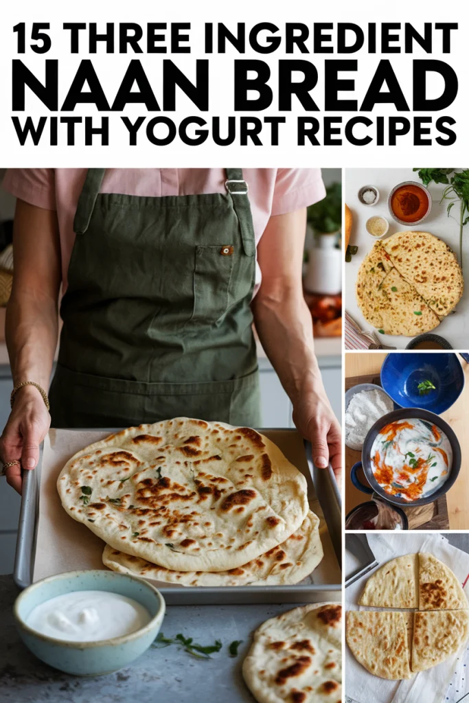 3 Ingredient Naan Bread with Yogurt