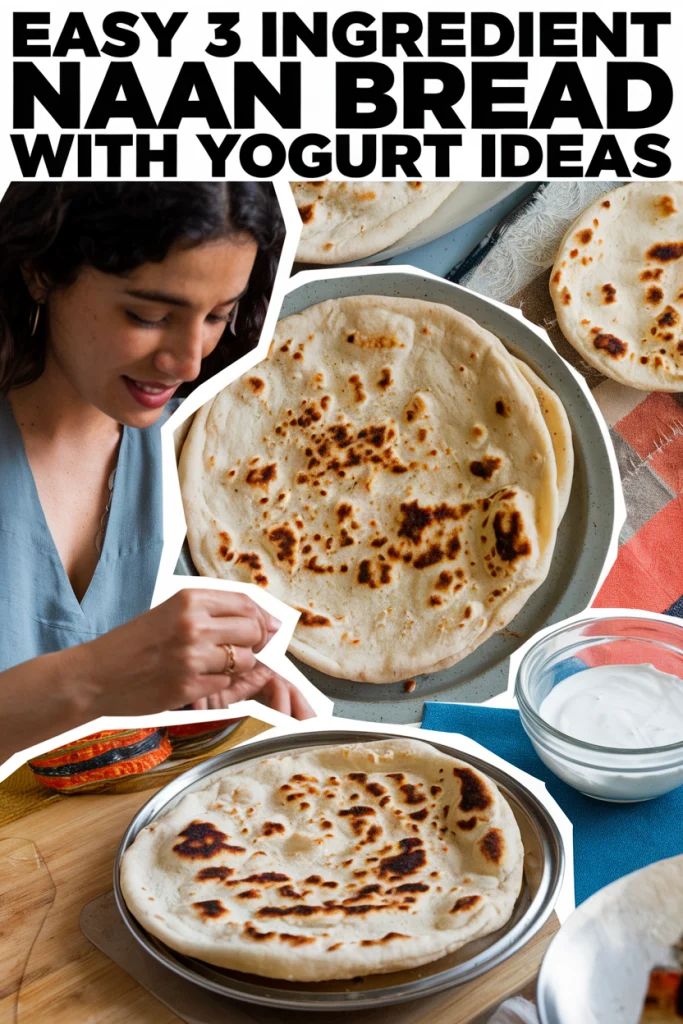 3 Ingredient Naan Bread with Yogurt