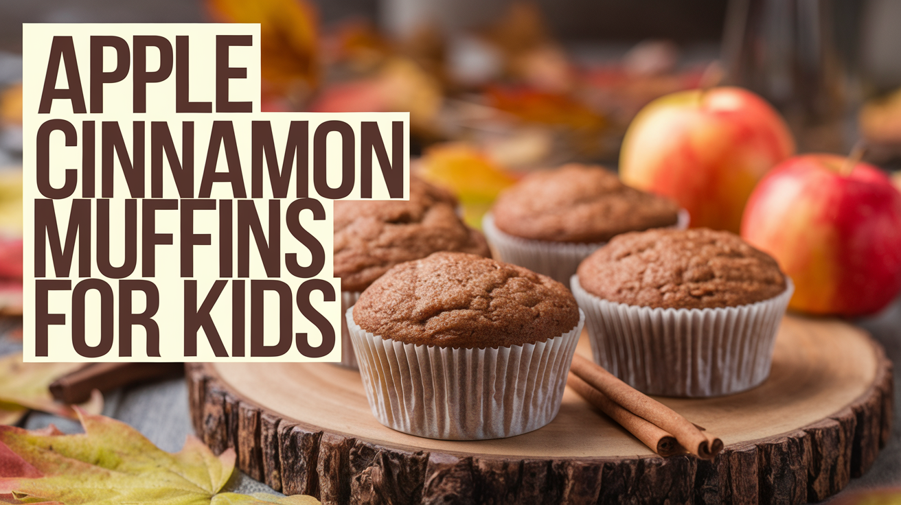 Apple Cinnamon Muffins for Kids