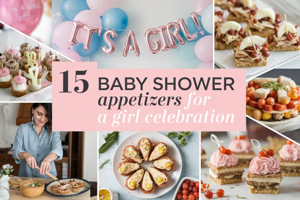 15 Creative Baby Shower Appetizers for a Girl Celebration