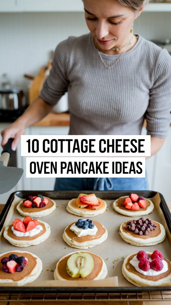 cottage cheese oven pancakes are a great choice! These pancakes are light, fluffy, and packed with protein, making them a perfect way to start your day. 