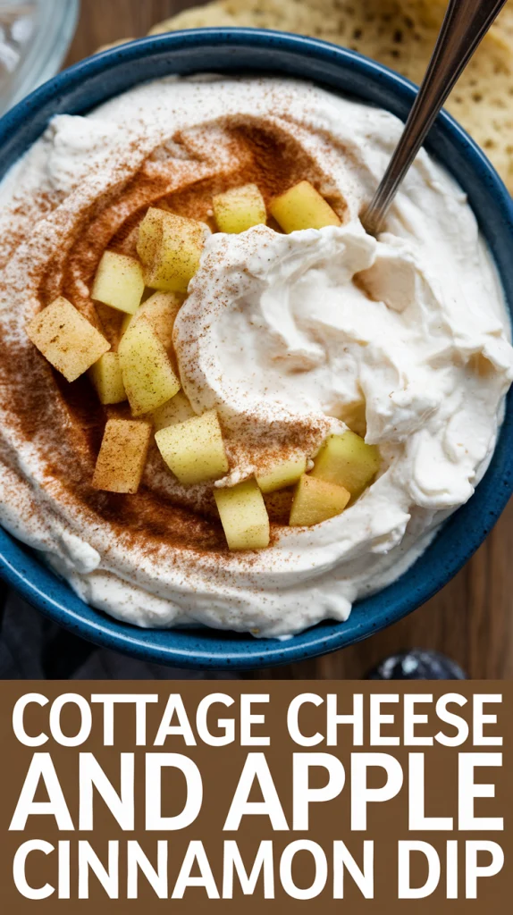 Cottage Cheese and Apple Cinnamon Dip