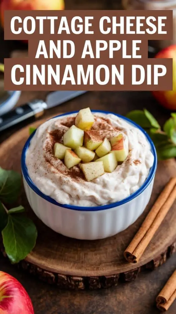 Cottage Cheese and Apple Cinnamon Dip