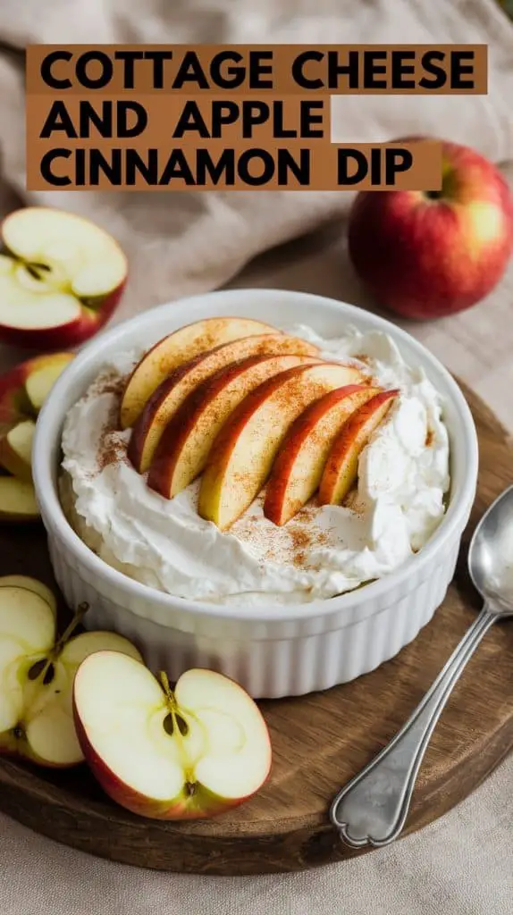 Cottage Cheese and Apple Cinnamon Dip