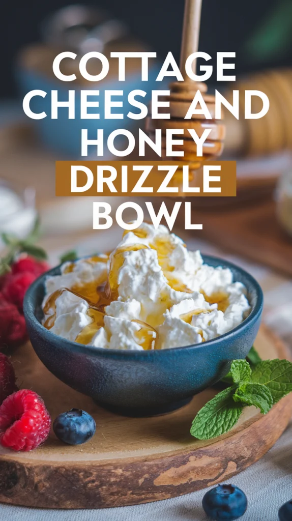 Cottage Cheese and Honey Drizzle Bowl