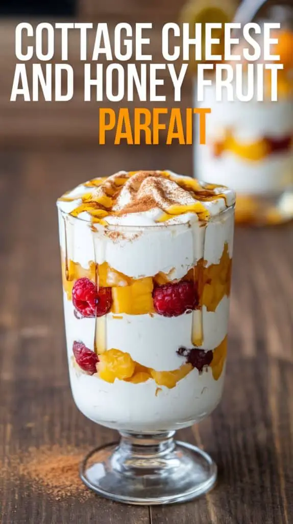 Cottage Cheese and Honey Fruit Parfait