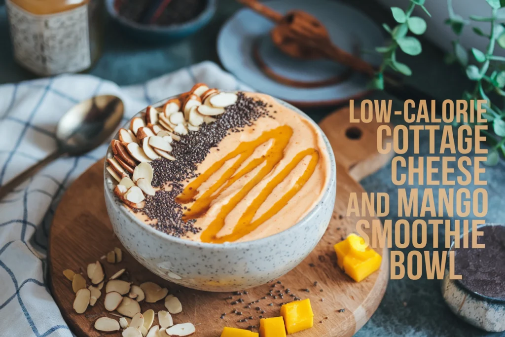 Cottage Cheese and Mango Smoothie Bowl