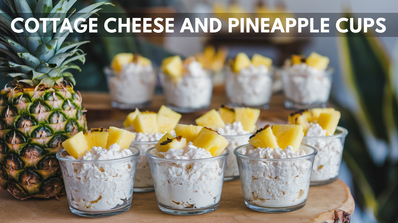 Cottage Cheese and Pineapple Cups