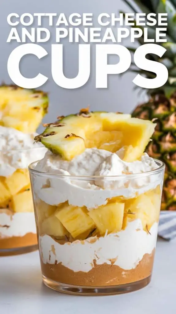 Cottage Cheese and Pineapple Cups