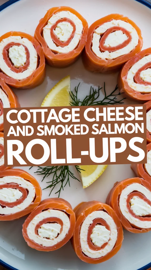 Delicious Cottage Cheese and Smoked Salmon Roll-Ups